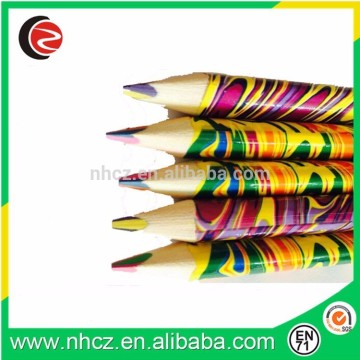 low price rainbow lead rainbow color pencil promotional