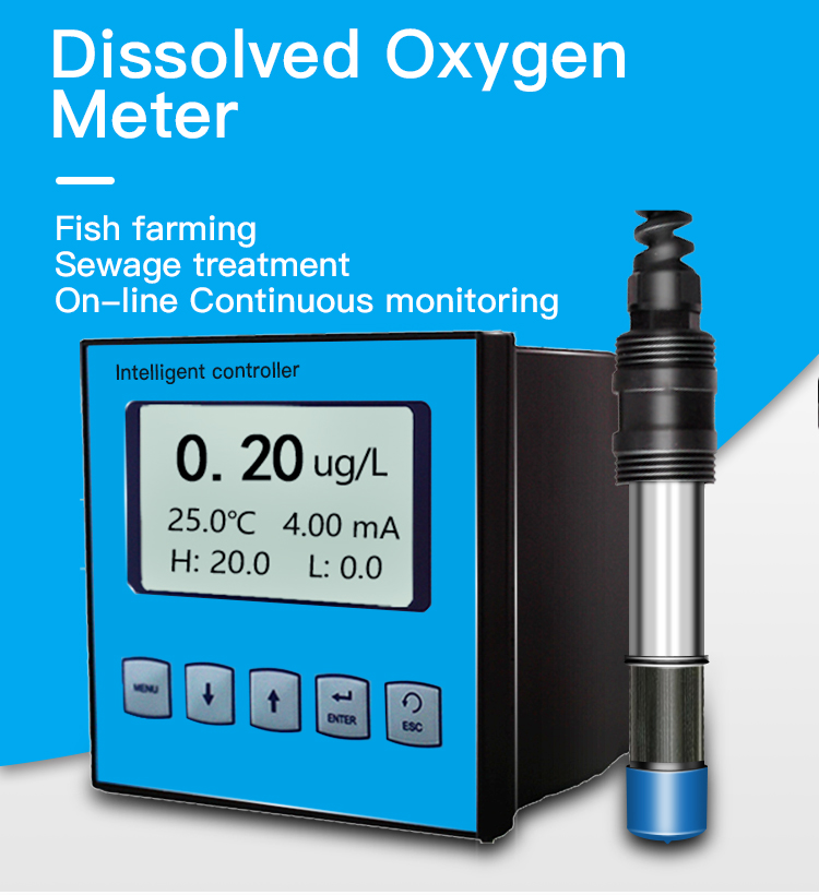 Sonda sensore DO GWQ-DO280 Membrana Misuratore di ossigeno disciolto per acquacoltura DO