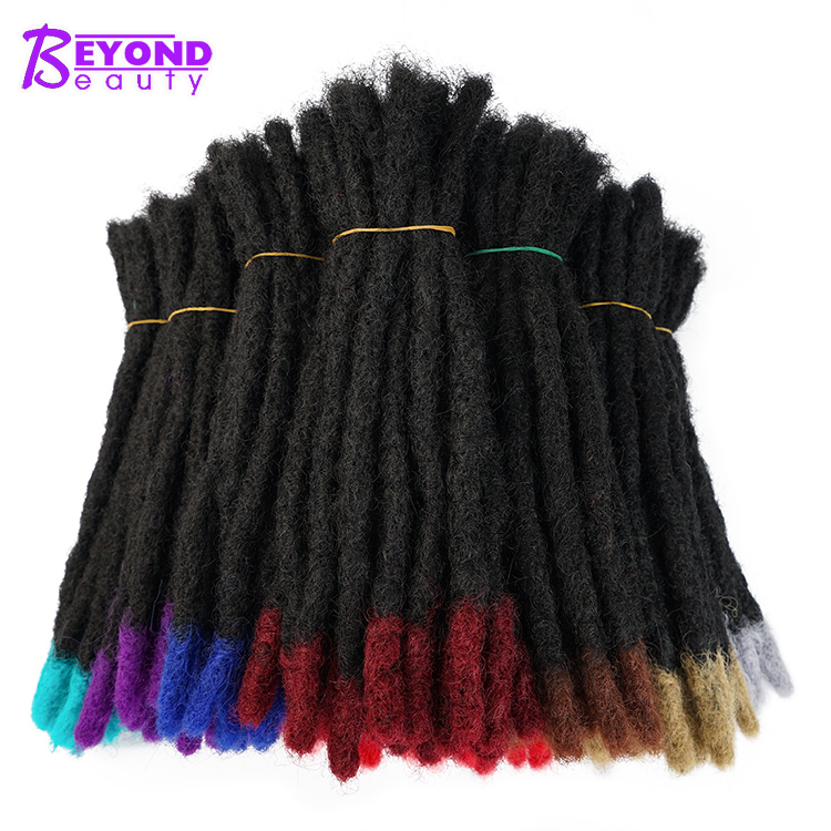 Ombre Dread lock Synthetic Jumbo Hair Soft Dread Locks Dreadlocks Hair Extensions