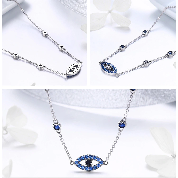 925 Sterling Silver Jewelry Guardian Lucky Eye Necklaces