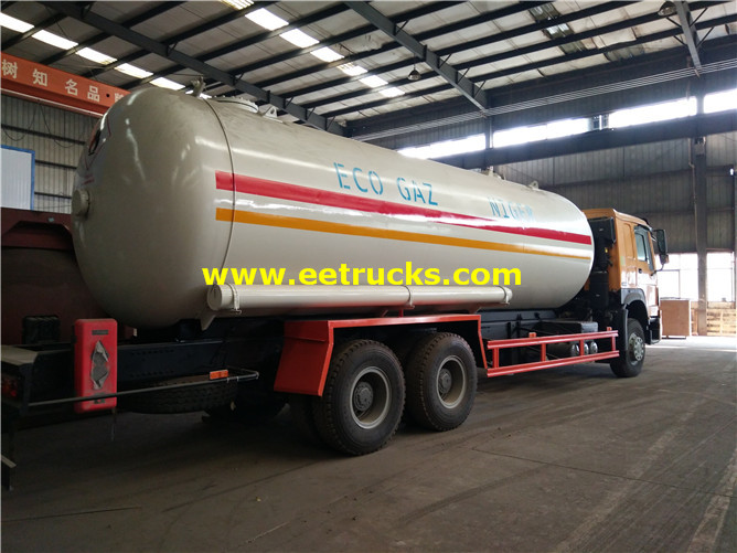 30 M3 6x4 Propane Delivery Tanker Vehicles