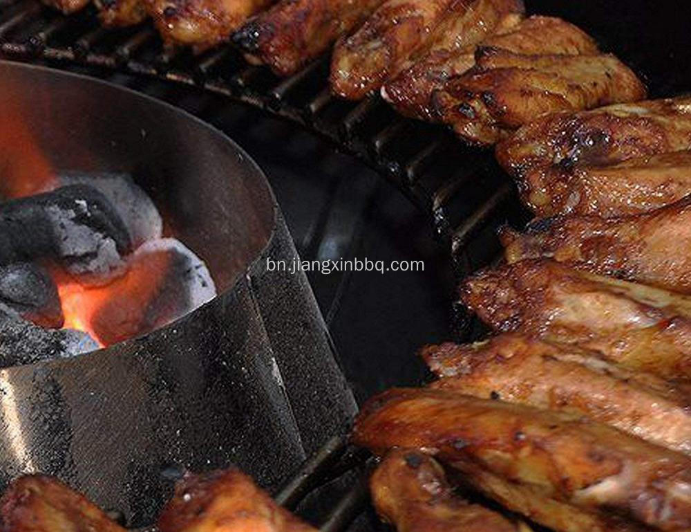 12 ইঞ্চি BBQ স্টেইনলেস স্টীল BBQ ঘূর্ণি