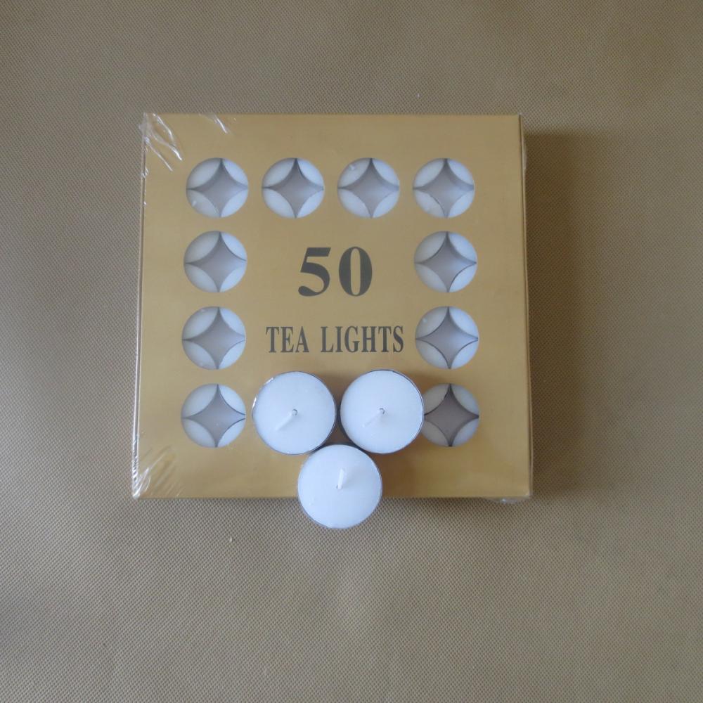 50 Adet Kutu Paketi 14G Kar Tealight Mum