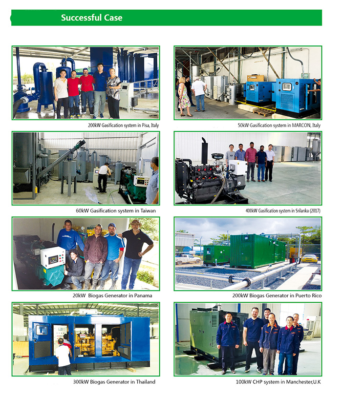 Hot sale Downdraft Fixed-Bed Biomass Gasifier Generator