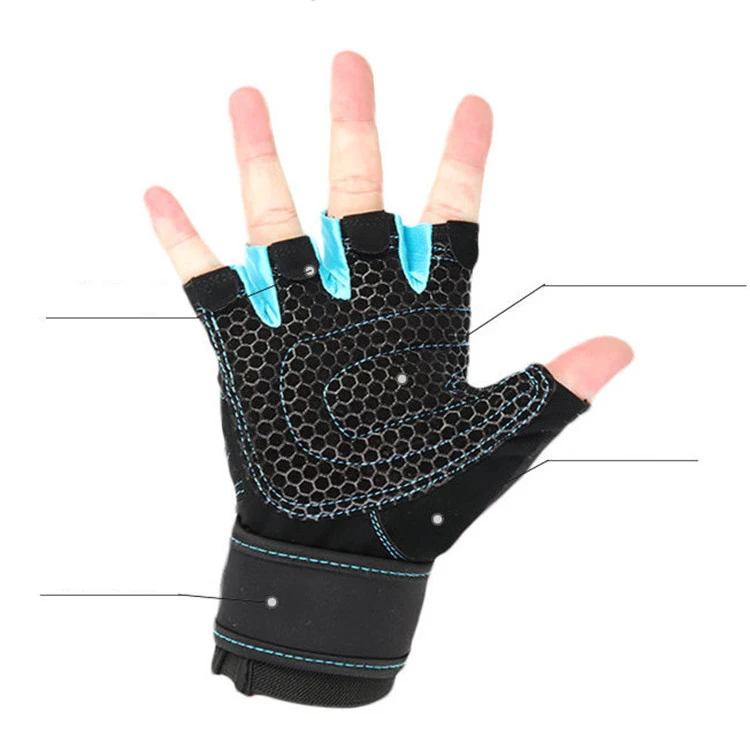 Wholesale Half Finger Sports Gloves Outdoor Bike Gloves