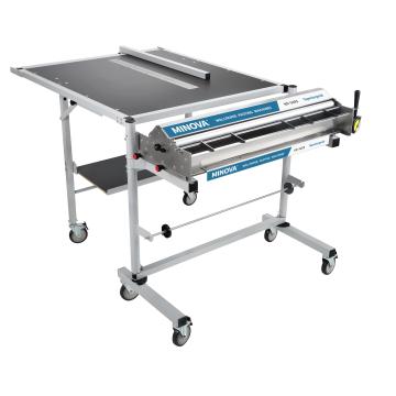 MINOVA Professional Stainless Steel Movable Wallpaper Glue Pasting Applying Machine