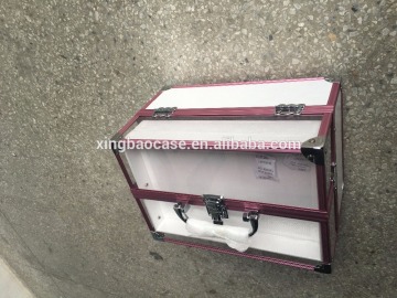 Aluminum ABS Cosmetic Case Acrylic makeup case With inner tray case
