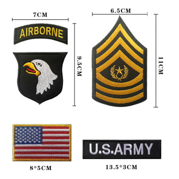 Division Armband Tactical Embroidery Custom Velcro Patches