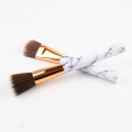 Maquillage Kabuki brosse, pinceaux de maquillage de cheveux synthétiques, poignée en bois brosse Kabuki