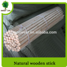 Professional factory natural wood stick/wood broom stick for cleaning tools