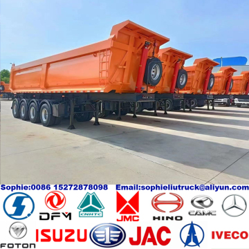 60T Rear Loading Tipper Trailer