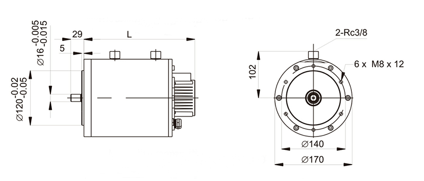 Synmot 1.5KW-50KW Motor de engranajes planetario para el motor de engranajes sin escobillas del hogar