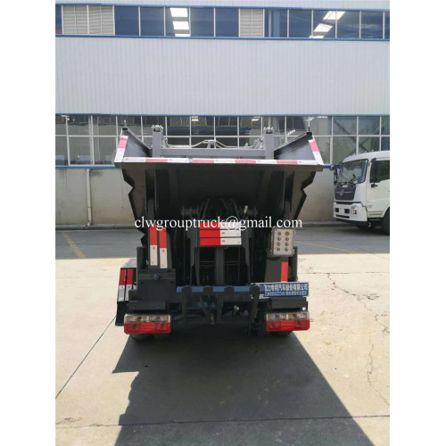 Rear Hang Diesel Hydraulic Compressed Type Garbage Truck