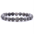 Zricon natural stone beads bracelet