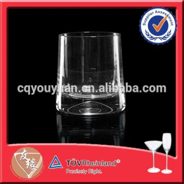 Handmade Plain Clear Rolling Bottom Whisky Glass Cups