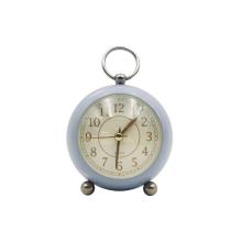 High Quality Fancy Living Room Iron Metal Clock Side Table Fancy