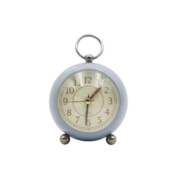 High Quality Fancy Living Room Iron Metal Clock Side Table Fancy