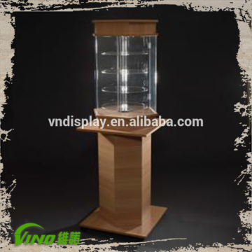 Melamine Board Free Standing Display , rotating display turntable stand ,rotating display cabinet