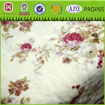 2ply heat cut Raschel blanket polyester blanket