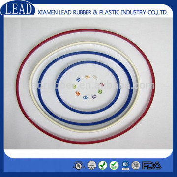 Colorful silicone rubber o-ring