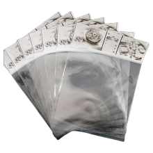 Custom Transparent OPP Jewelry Self - adhesive Bags