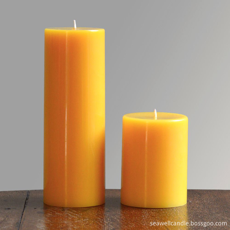 Beeswax Pillar Candle