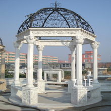 Hot Sale Outdoor hot sale outdoor white marble gazebo pergola