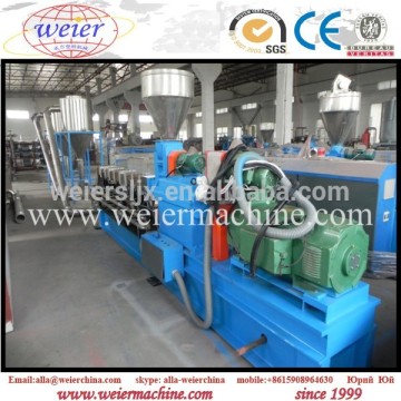 Plastic WPC PVC PE PP Wood Grain Hot Cutting Pelletizer Machine