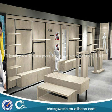 MDF clothes display cabinet