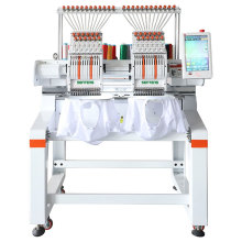 ST 1202 Double Head Embroidery Machine for Flat Bed/Cap/Finished Garments