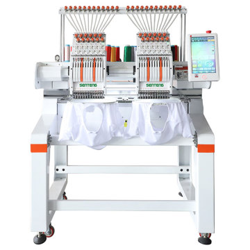 ST 1202 Double Head Embroidery Machine for Flat Bed/Cap/Finished Garments