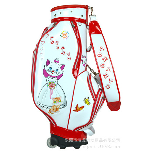 Fashionable golf bag trolley bag light