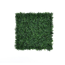Hot Selling Greenery Panel Plastic Boxwood for Wedding Decoration