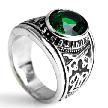 316l stainless steel silver gold ring