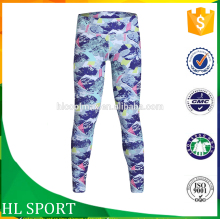 White Fabric Breathable Compression Tight Yoga Pants