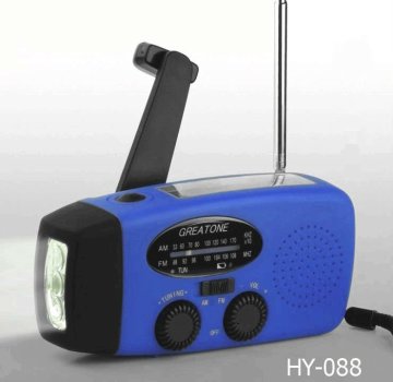 Portable solar Radio and charger