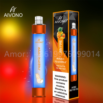 Vapor de vape desechable al por mayor Fire 1000puffs