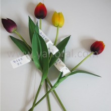Factory wholesale artificial flower tulips cheap price $0.8 silk artificial tulip buds