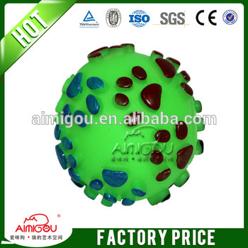 Pet dog toy rubber bouncing ball for dog