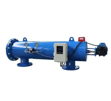 Automatic self-cleaning horizontal filter