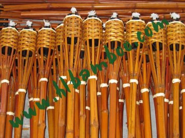 Bamboo weaving torch