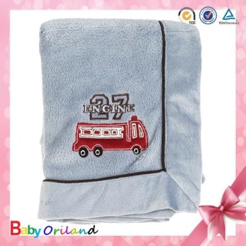 Luxurious baby blanket double side design , swaddle blanket