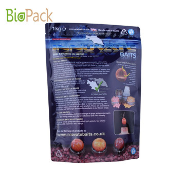 Sekat Compostable Gusset Top Pet Packaging Food Bag 5 ~ 10kg di PLA Material