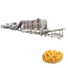 Automatic Fried Frozen French Fries and Potato Chips Production Line for Sale