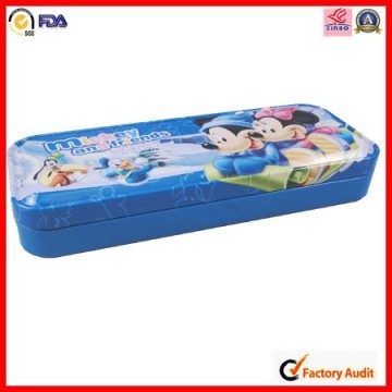 metal pencil case 3 piece tin can