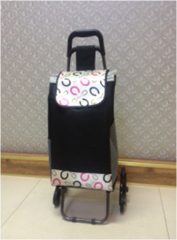 colorful personal folding trolley cart on wheels