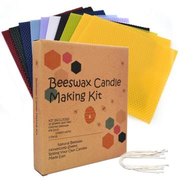 DIY Beeswax Candle haciendo kit de inicio