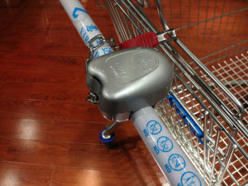 shopping trolley coin lock