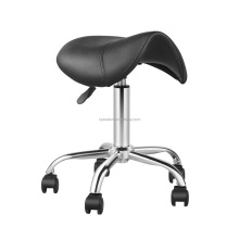 Best-Selling Rolling Salon Stool Comfort Classic Barber Saddle Low Stool Technician's Stool
