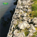 짠 Gabion 아연 도금 된 baskte